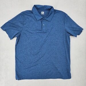 Weatherproof 32 Degrees XXL Blue Polo Shirt Mens Athleisure Gorpcore 3497